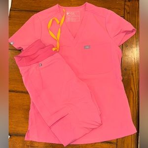 Figs Pink Scrub Set XS/XSP